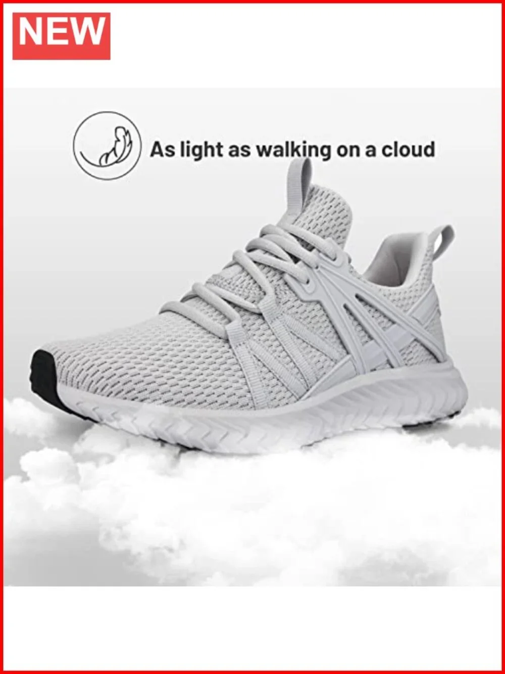 Slip On Sneakers Lightweight Walking Tennis Shoes for Gym Travel Work